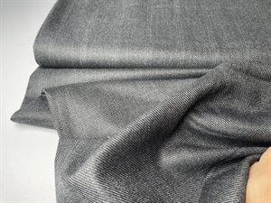 Beklædningsuld - grå med utydelige streger